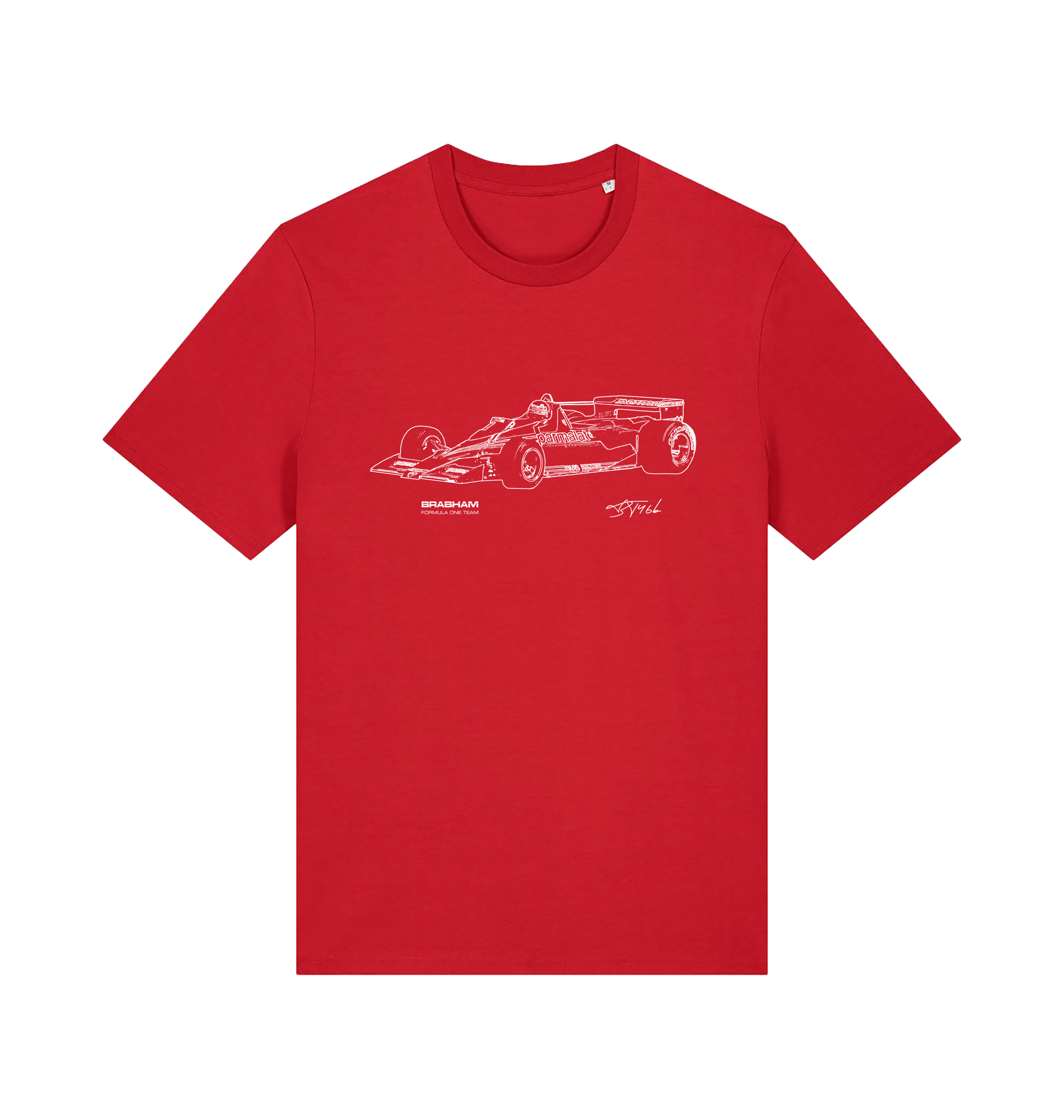 Red Printed T-shirt Front