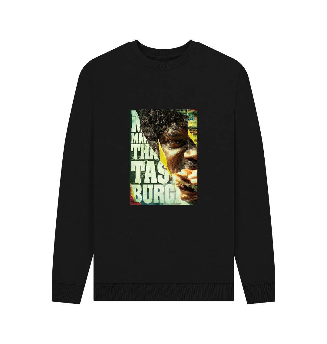 Black Printed Sweater