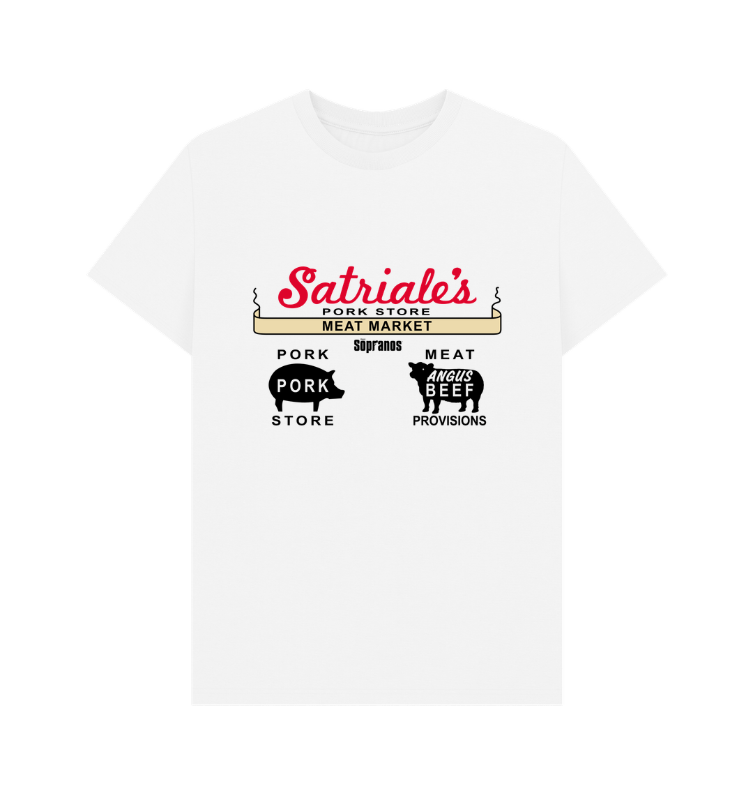 The Sopranos  'Satriales' White  T-Shirt