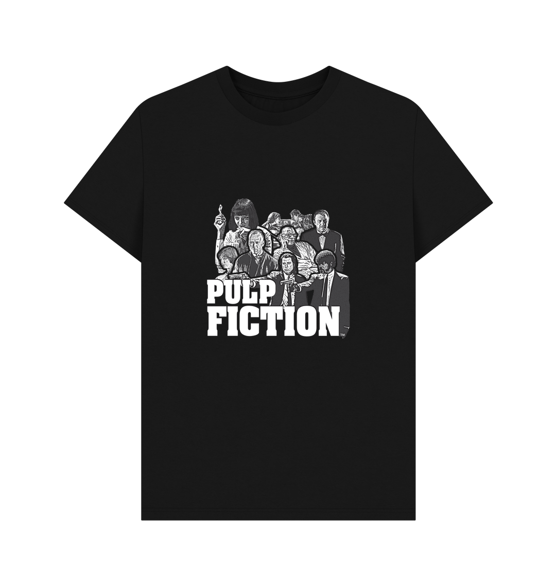 Pulp Fiction  Cast Black  T-Shirt