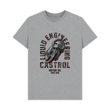 Athletic Grey Printed T-shirt