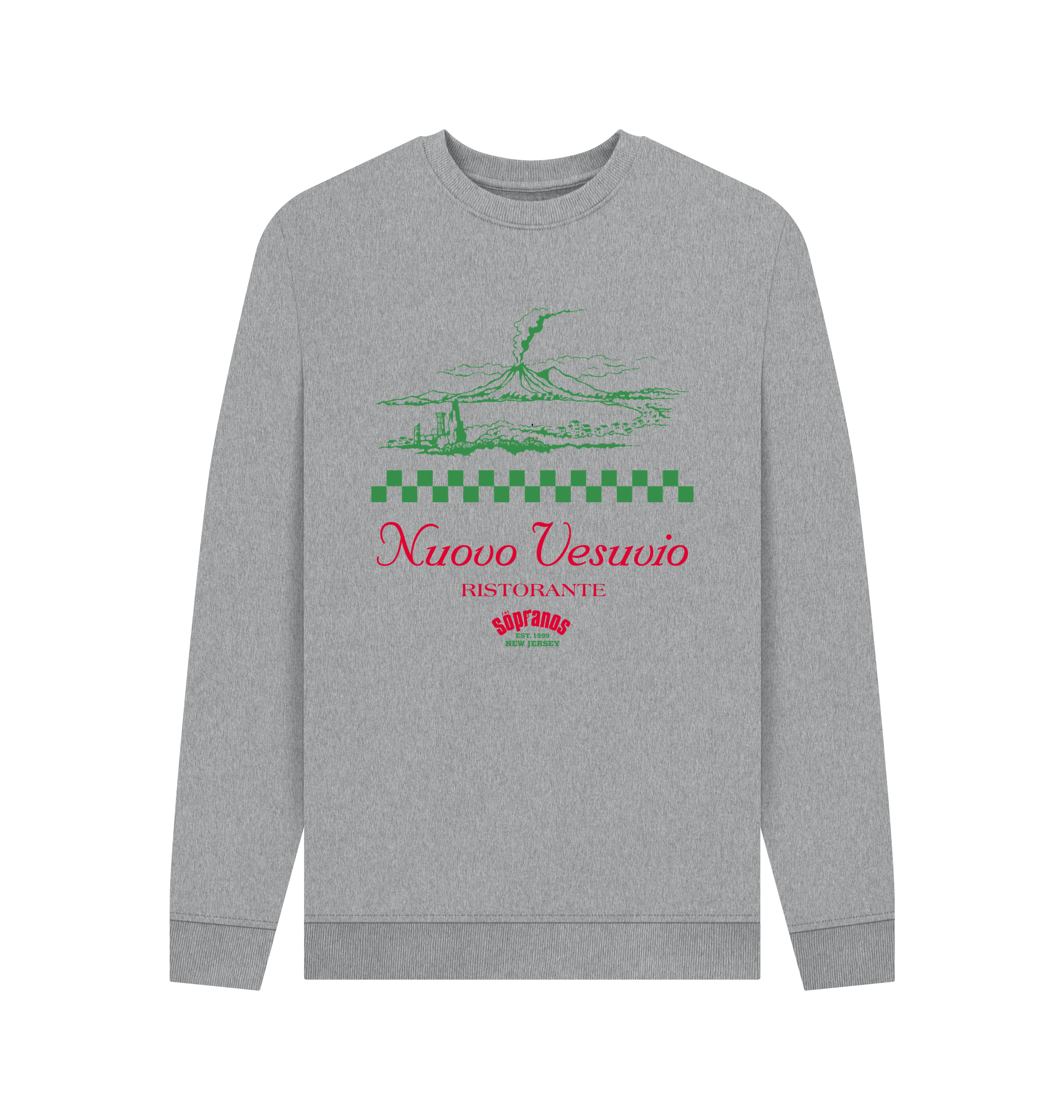 Light Heather Printed Sweater