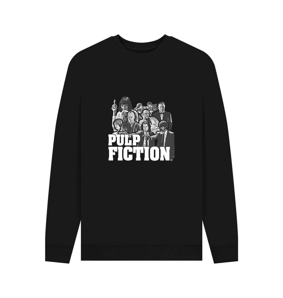 Black Printed Sweater