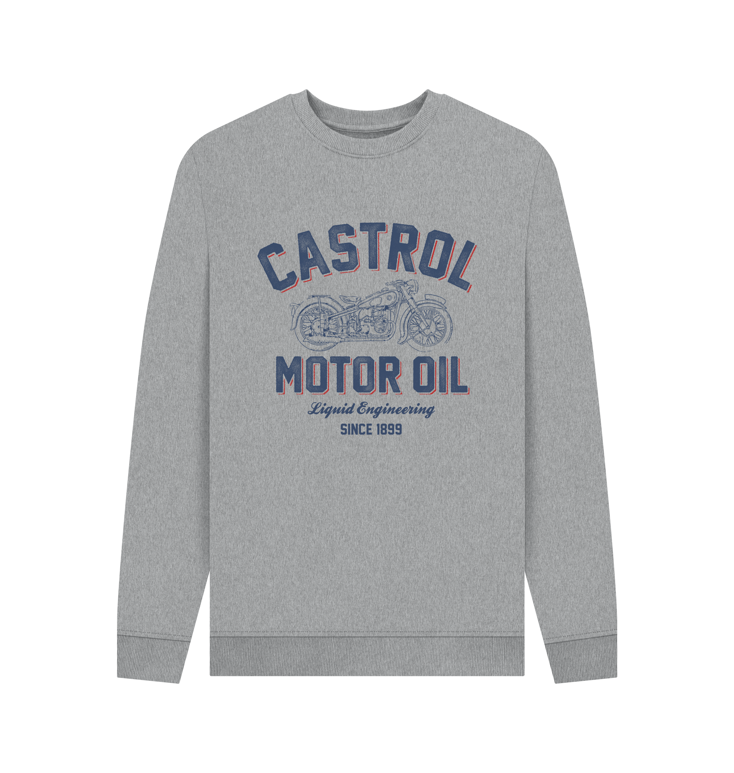 Light Heather Printed Sweater