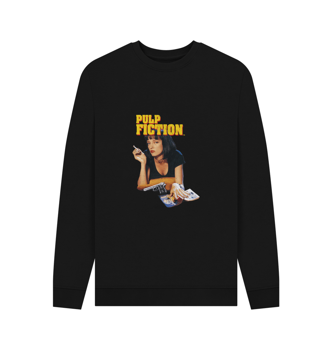 Black Printed Sweater