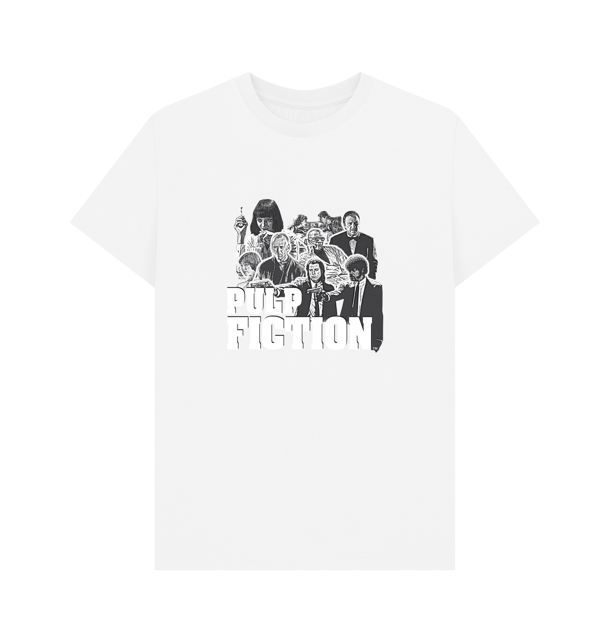 White Printed T-shirt