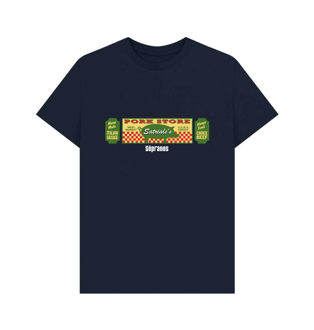 The Sopranos  'Satriales' Navy  T-Shirt