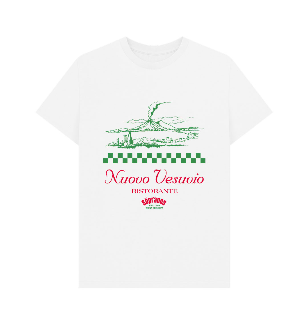 The Sopranos  'Nuovo Vesuvio' White  T-shirt