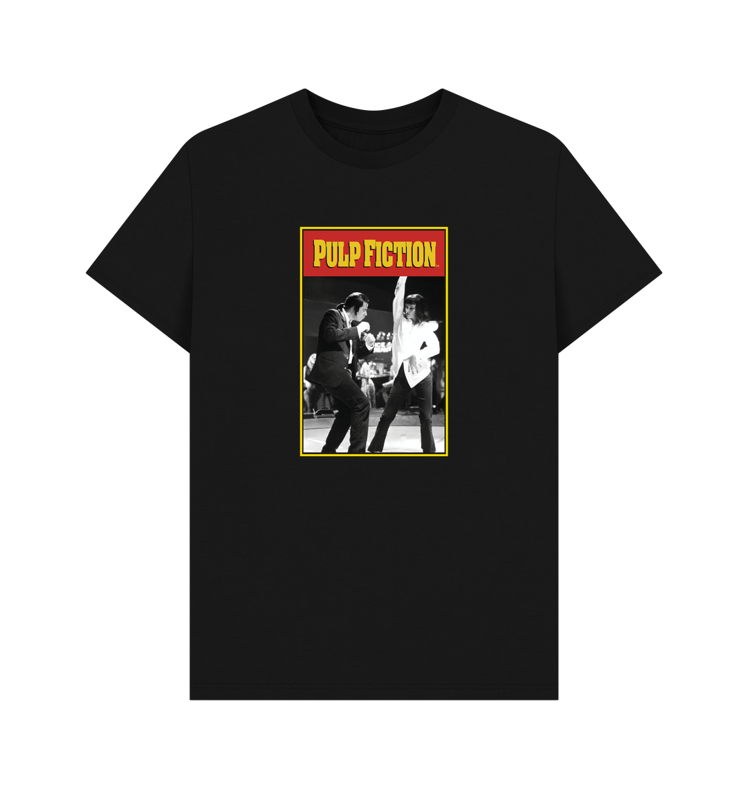 Pulp Fiction  Dance Portrait Black  T-Shirt
