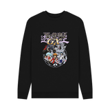 Black Printed Sweater