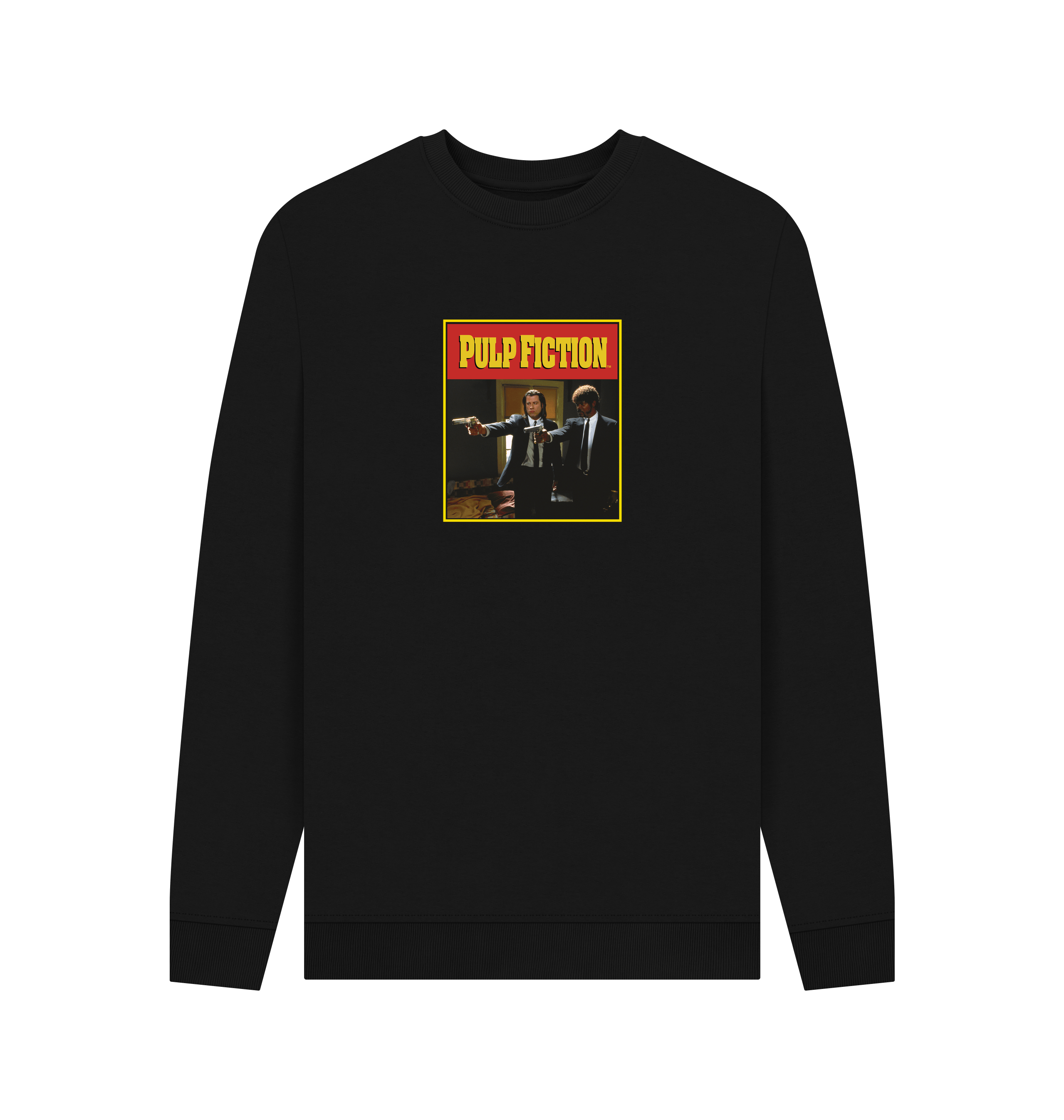 Black Printed Sweater