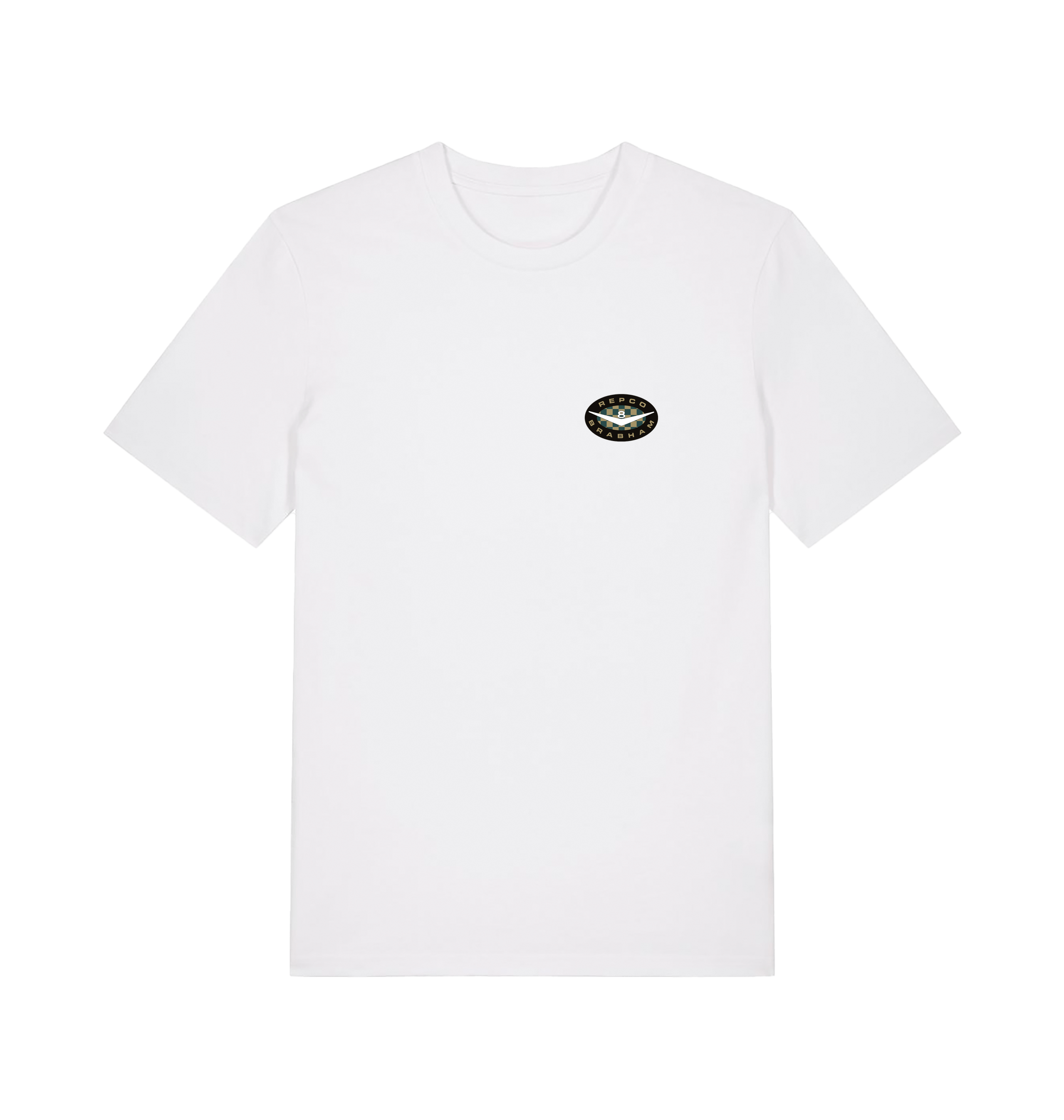 White Printed T-shirt Front