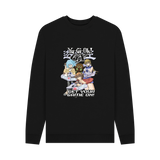 Black Printed Sweater