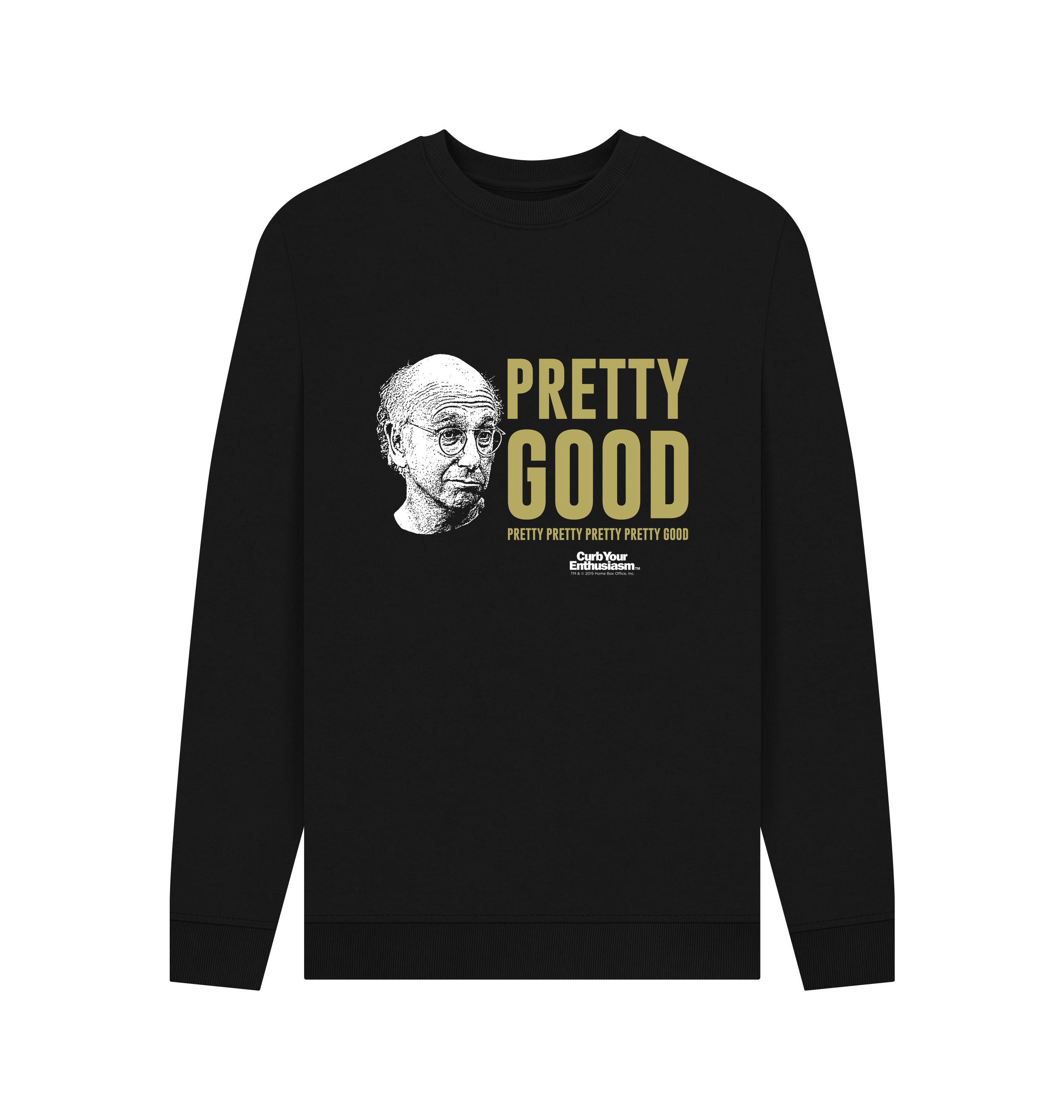 Black Printed Sweater