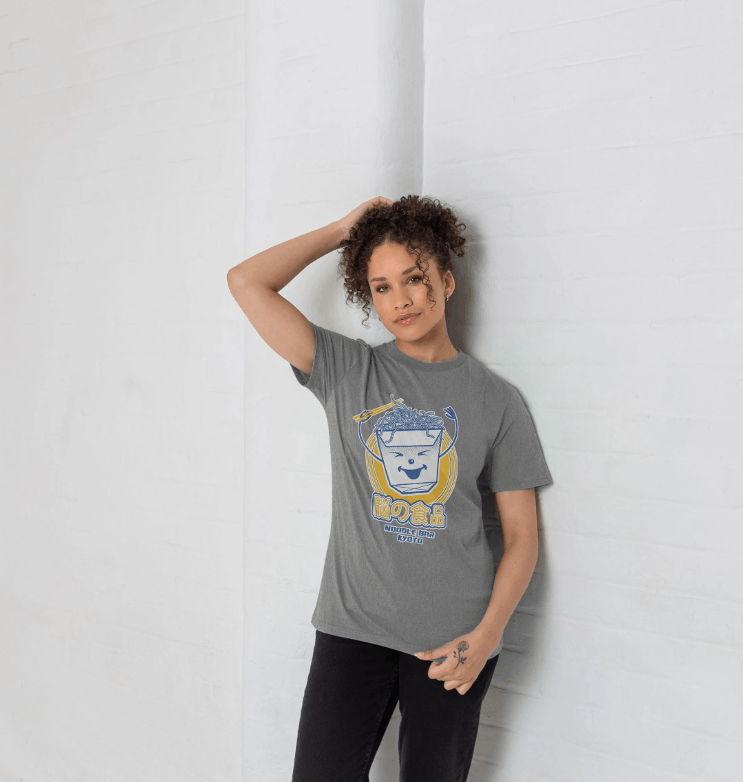 Athletic Grey Printed T-shirt